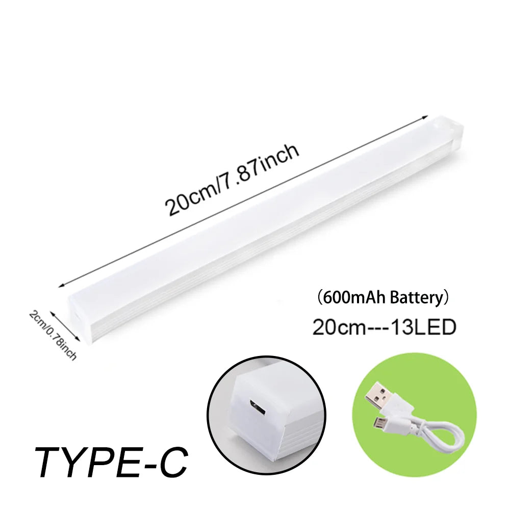 Rechargeable Motion Sensor LED Light – Wireless Night Lamp for Cabinet, Wardrobe & Stairs