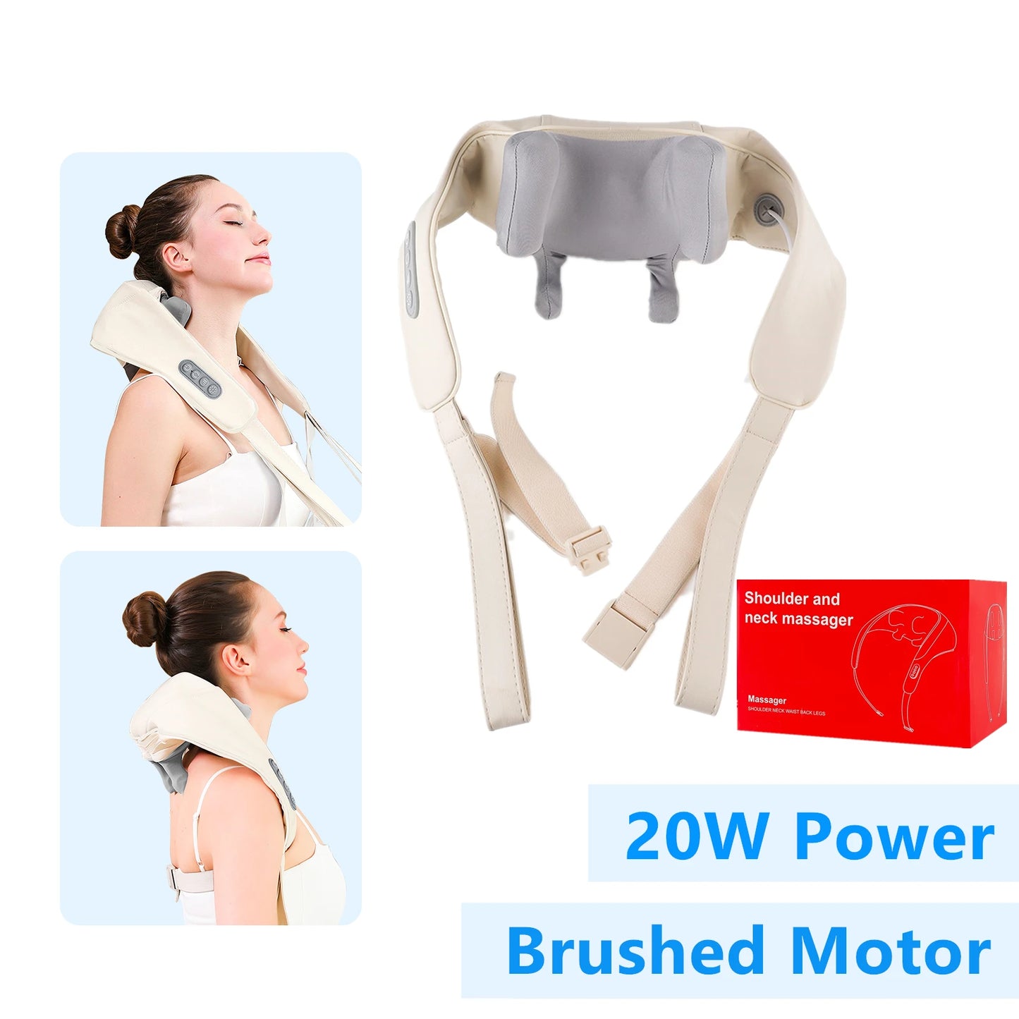 Pulse Wrap Heated Neck & Shoulder Massager