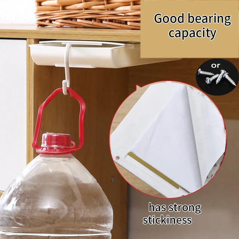 Hidden Under-Desk Storage Drawer – Self-Adhesive Organizer for Stationery & Accessories