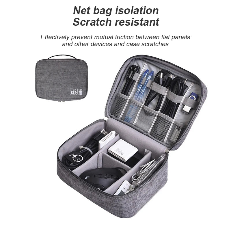 Digital Storage Organizer Bag – For Chargers, Earphones & Data Cables
