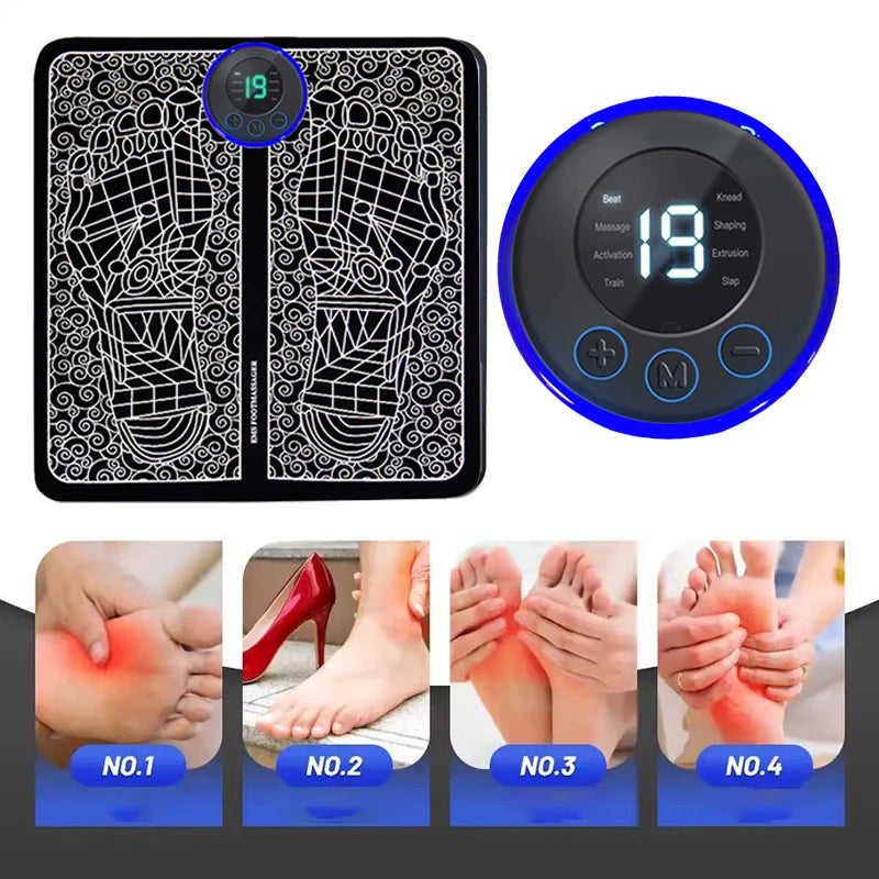 Soothe Flex– Foldable Electric Foot & Body Massager Pad