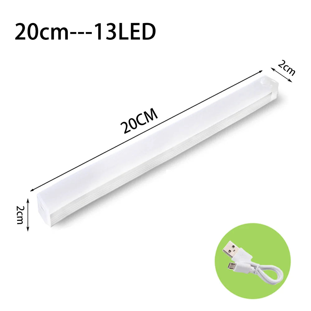 Motion Sensor LED Night Light – Wireless, Rechargeable, Type-C, for Cabinets & Stairs