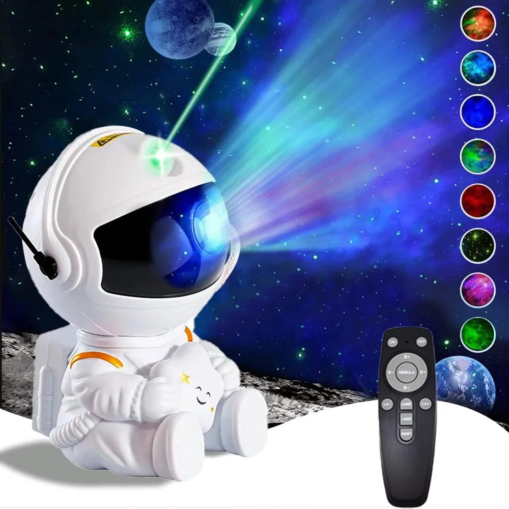 Astronaut Galaxy Projector – Starry Sky & Nebula LED Light for Kids & Bedroom Decor