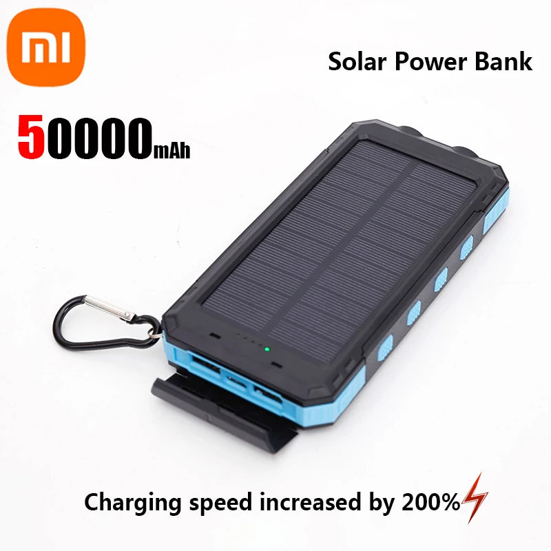 Solar Power Bank 200K | Fast Charging & Dual USB Ports | Portable Solar Charger
