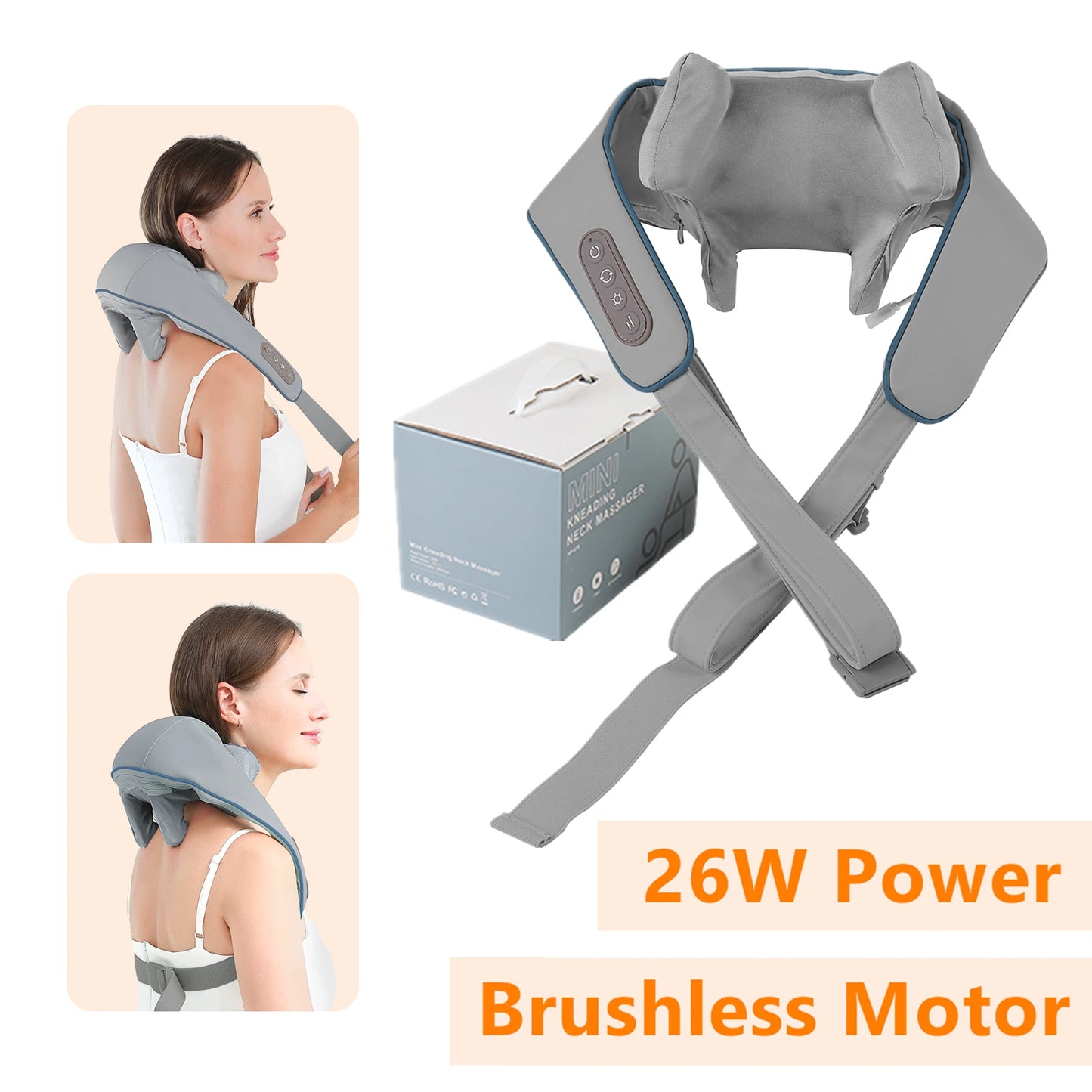 Pulse Wrap Heated Neck & Shoulder Massager