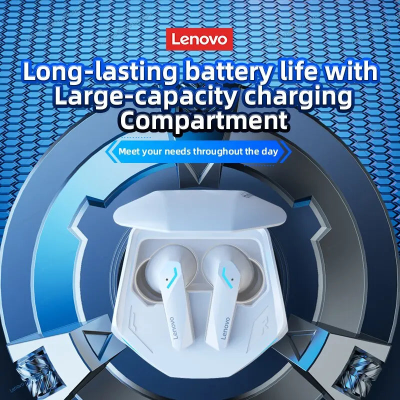 Lenovo GM2 Pro Wireless Earbuds – Bluetooth 5.3, Dual Mode, Low Latency Gaming Headset