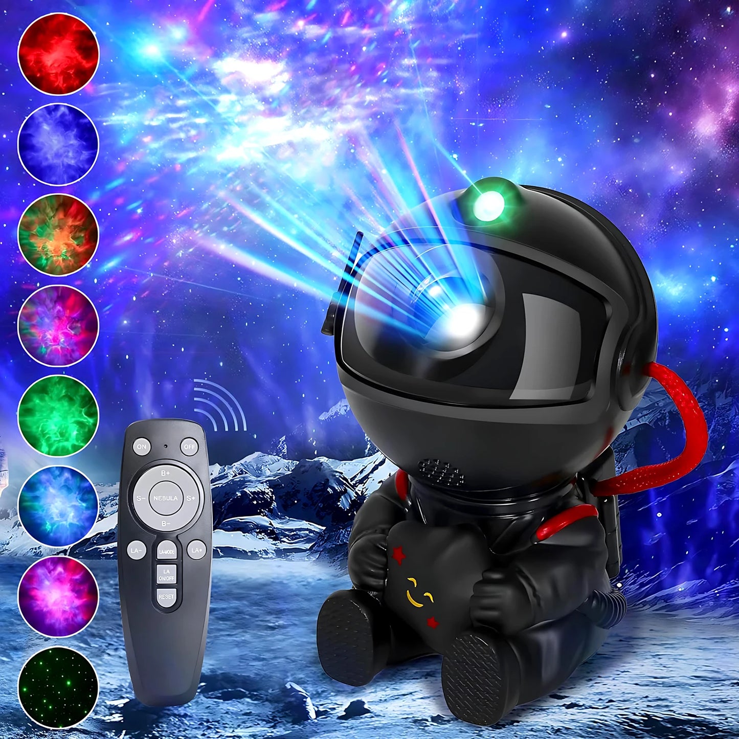 Astronaut Galaxy Projector – Starry Sky & Nebula LED Light for Kids & Bedroom Decor