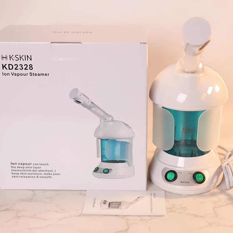 Nano Ionic Facial Steamer – Hot Mist Skin Hydration & Rejuvenation Device