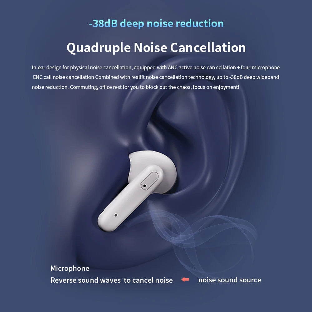 RealTone F3 – Premium ANC Wireless Earbuds