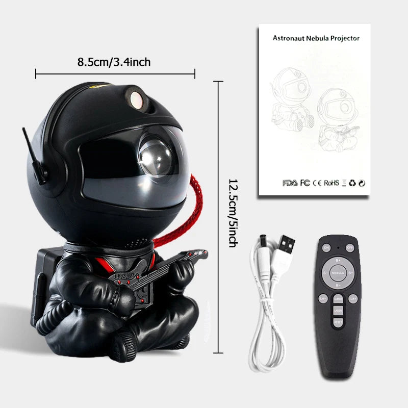 Astronaut Galaxy Projector – Starry Sky & Nebula LED Light for Kids & Bedroom Decor