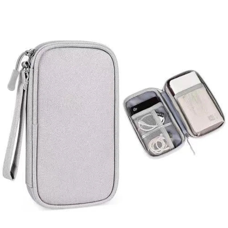 Multi-Layer Cable Organizer Bag – Waterproof & Travel-Friendly