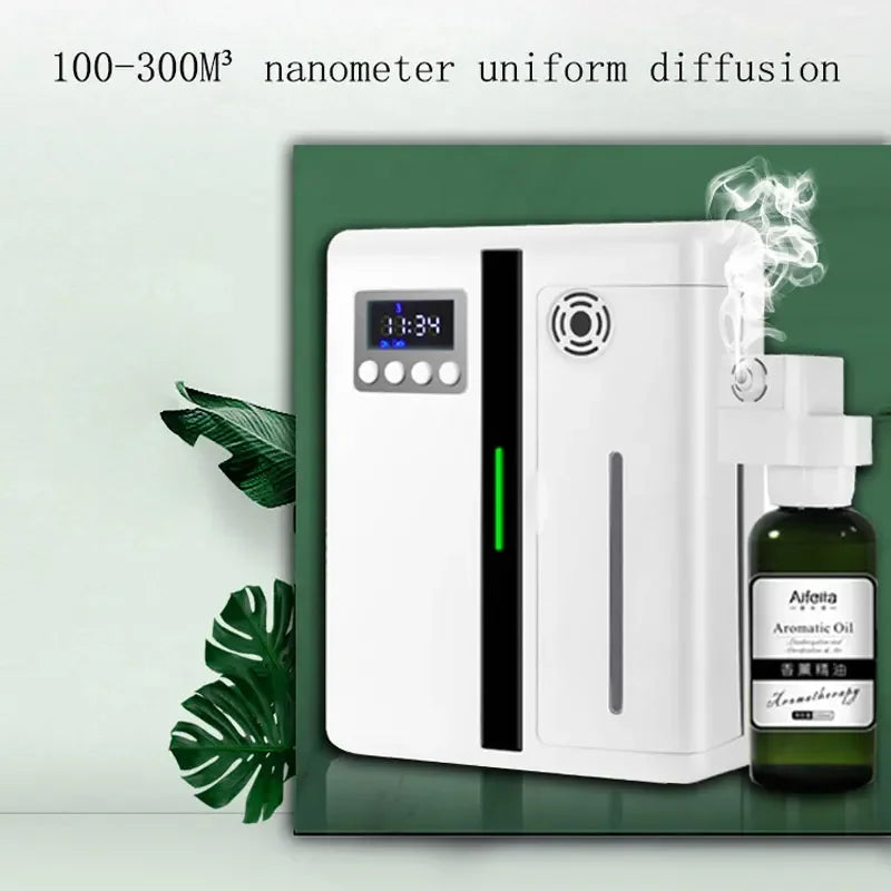 Smart Bluetooth Aroma Diffuser – Large Area Scent Machine for Home, Office & Hotel (Covers up to 300m³)