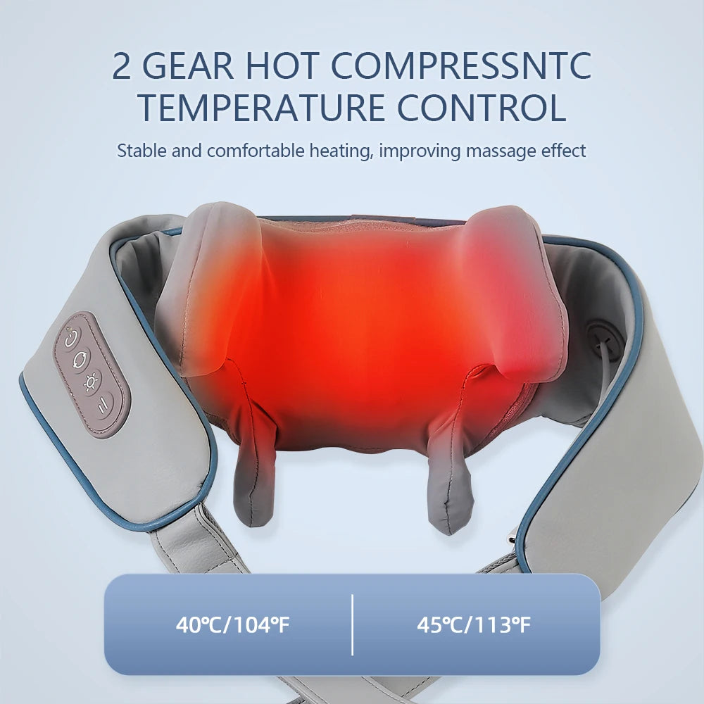 Pulse Wrap Heated Neck & Shoulder Massager