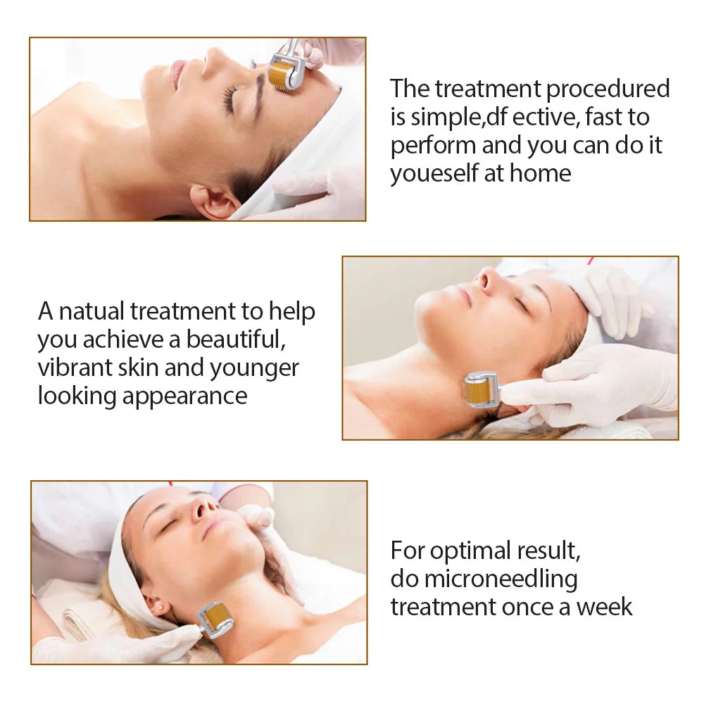 192 Microneedle Derma Roller – 0.25mm for Face, Scars & Skin Rejuvenation