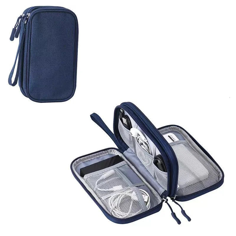Multi-Layer Cable Organizer Bag – Waterproof & Travel-Friendly
