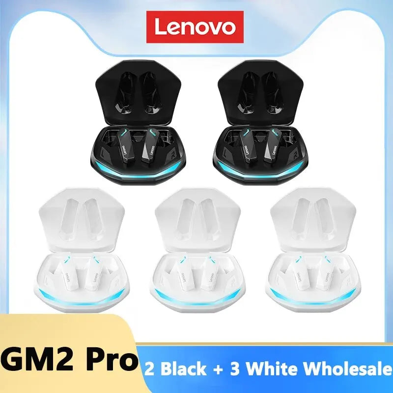 Lenovo GM2 Pro Wireless Earbuds – Bluetooth 5.3, Dual Mode, Low Latency Gaming Headset