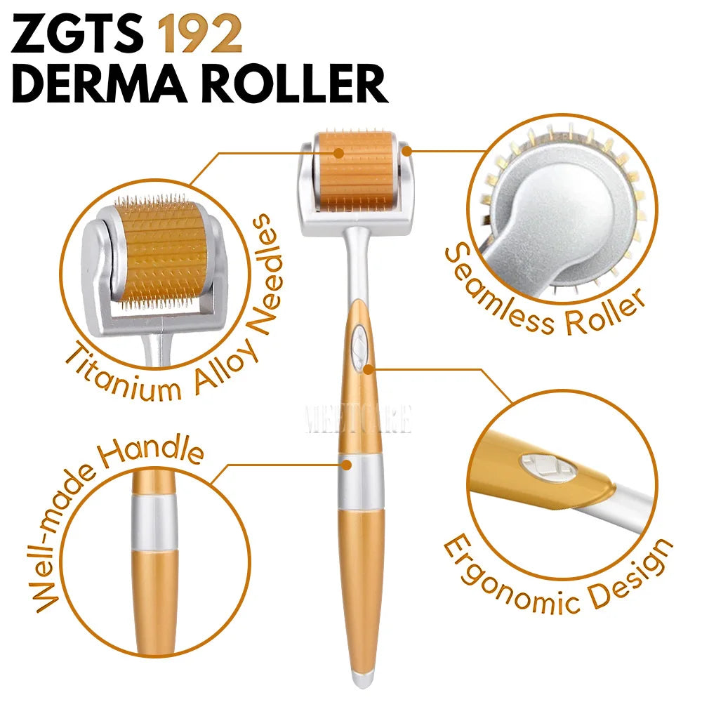 192 Microneedle Derma Roller – 0.25mm for Face, Scars & Skin Rejuvenation