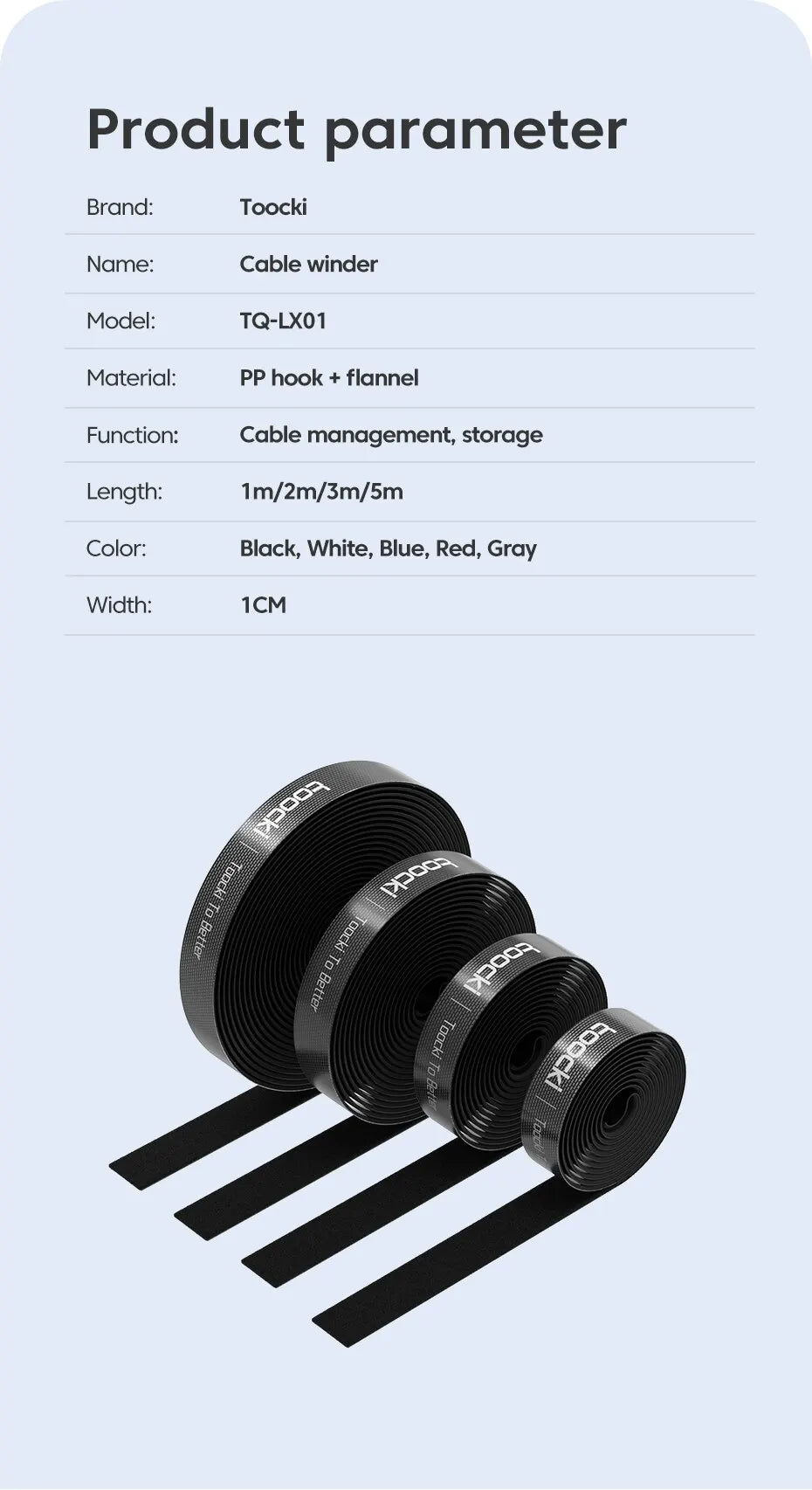 TToocki Multi-Purpose Cable Organizer – For Chargers, Earphones & Electronics