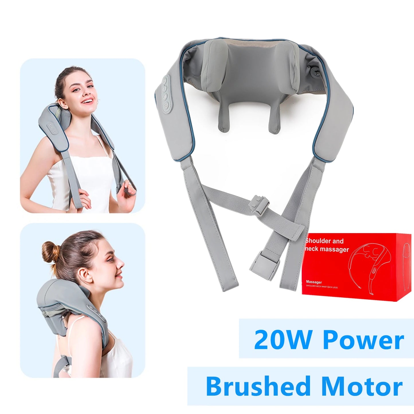 Pulse Wrap Heated Neck & Shoulder Massager