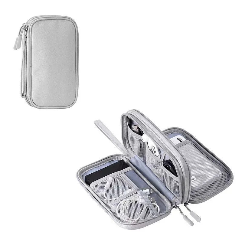 Multi-Layer Cable Organizer Bag – Waterproof & Travel-Friendly