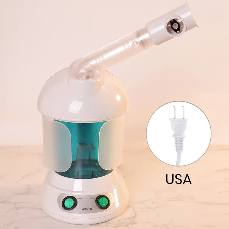 Nano Ionic Facial Steamer – Hot Mist Skin Hydration & Rejuvenation Device