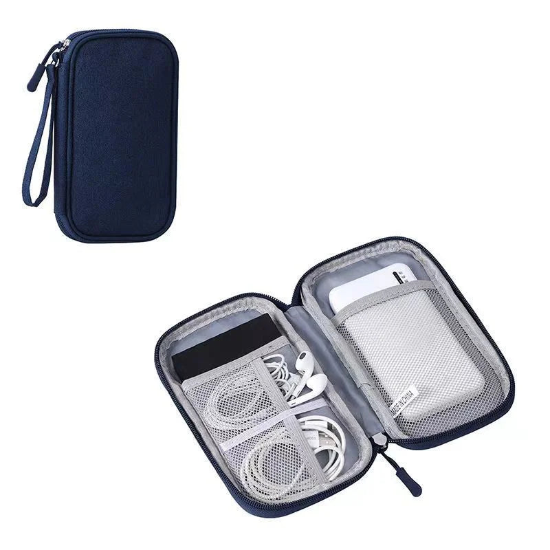 Multi-Layer Cable Organizer Bag – Waterproof & Travel-Friendly