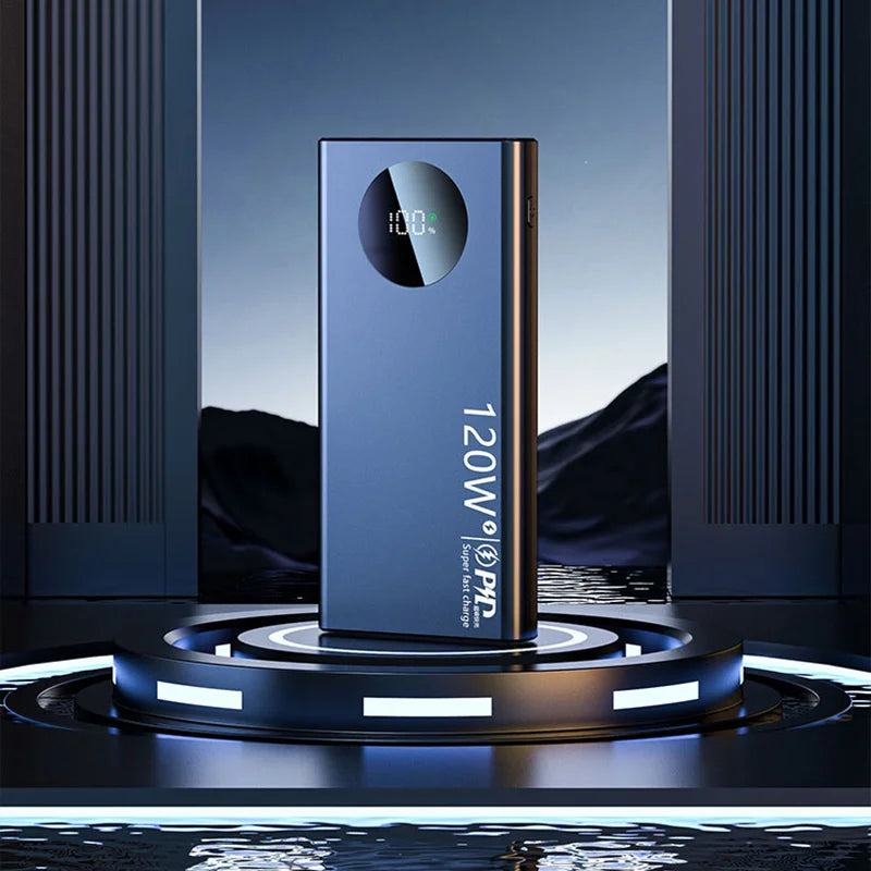 Ultra Slim Power Bank | 10000mAh / 20000mAh / 50000mAh | 120W Super Fast Charging with Digital Display.