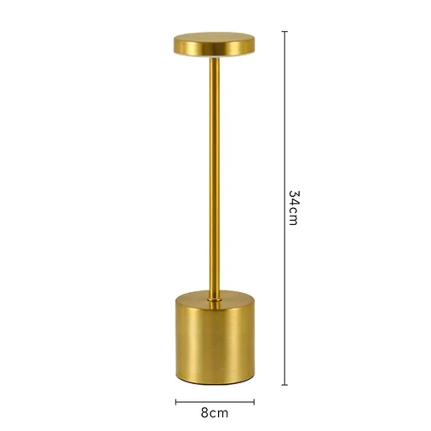 LED Touch Table Lamp – Rechargeable Wireless Night Light
