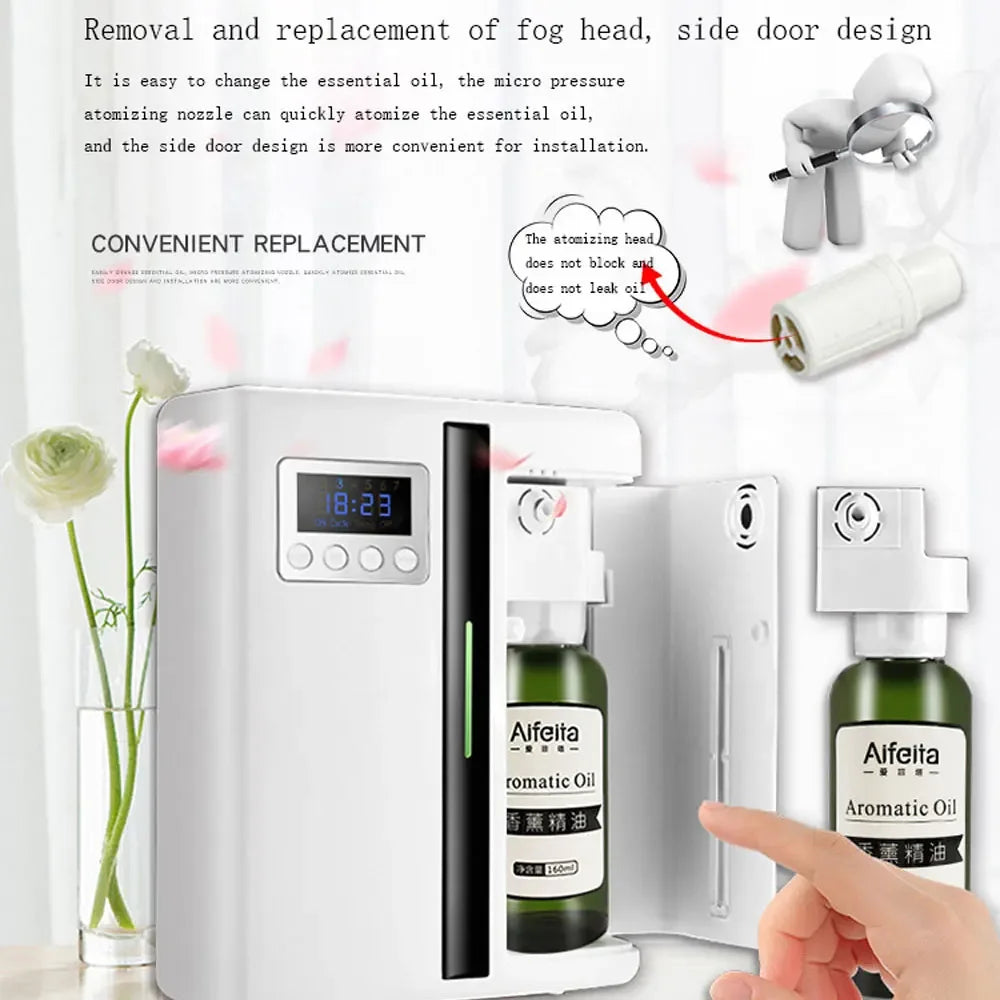 Smart Bluetooth Aroma Diffuser – Large Area Scent Machine for Home, Office & Hotel (Covers up to 300m³)