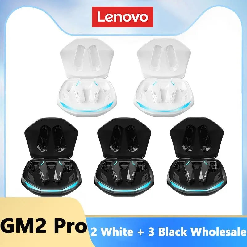 Lenovo GM2 Pro Wireless Earbuds – Bluetooth 5.3, Dual Mode, Low Latency Gaming Headset