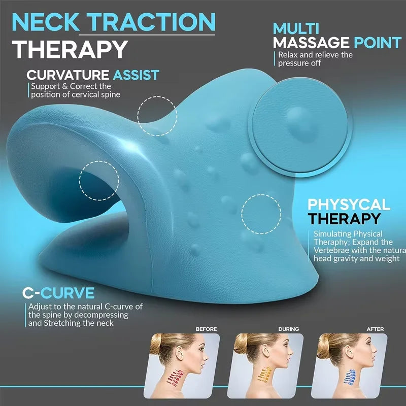 Neck Align Luxe – Premium Cervical & Shoulder Therapy Pillow