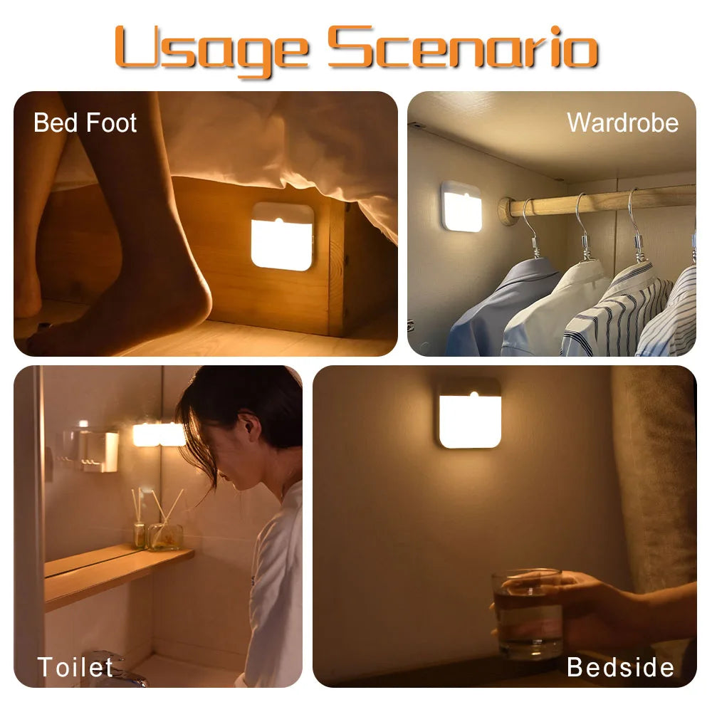 SmartGlow LED Motion Night Light