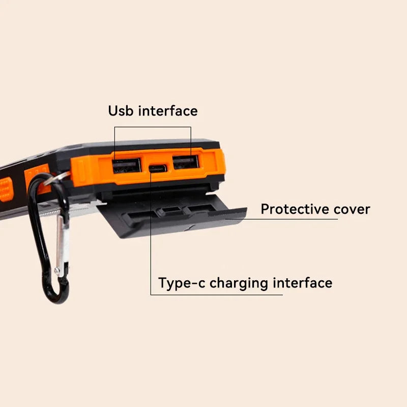 Solar Power Bank 200K | Fast Charging & Dual USB Ports | Portable Solar Charger