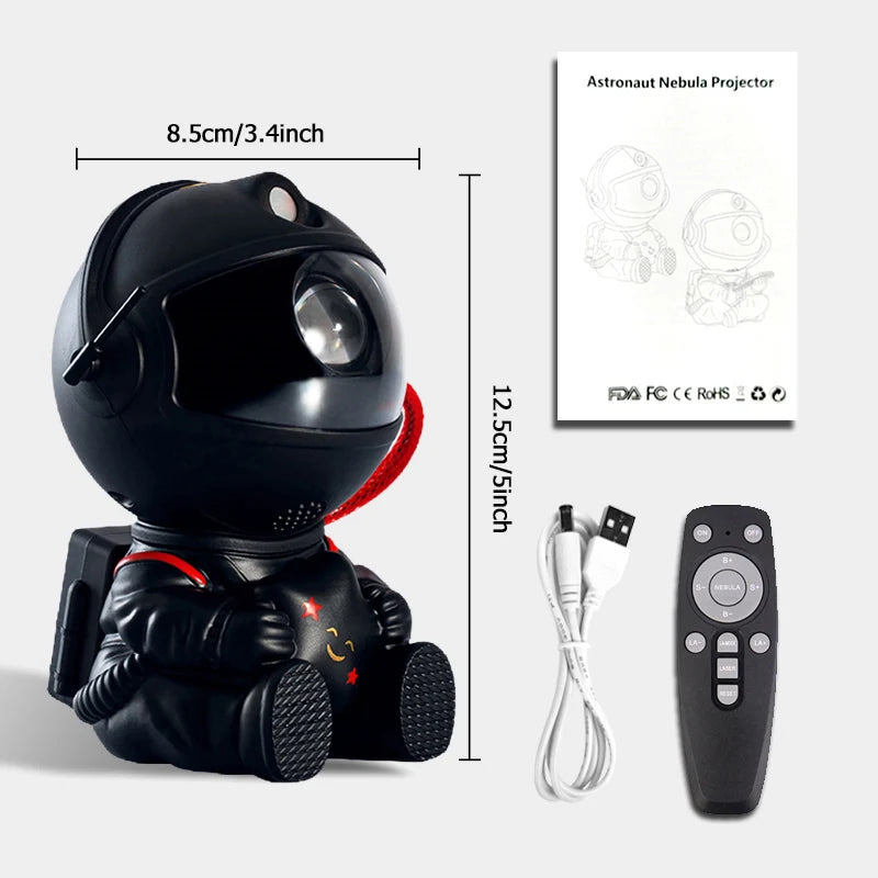 Astronaut Galaxy Projector – Starry Sky & Nebula LED Light for Kids & Bedroom Decor