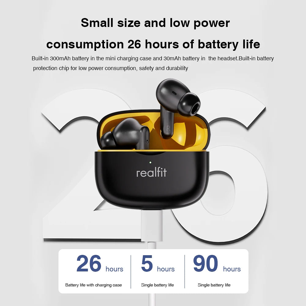 RealTone F3 – Premium ANC Wireless Earbuds