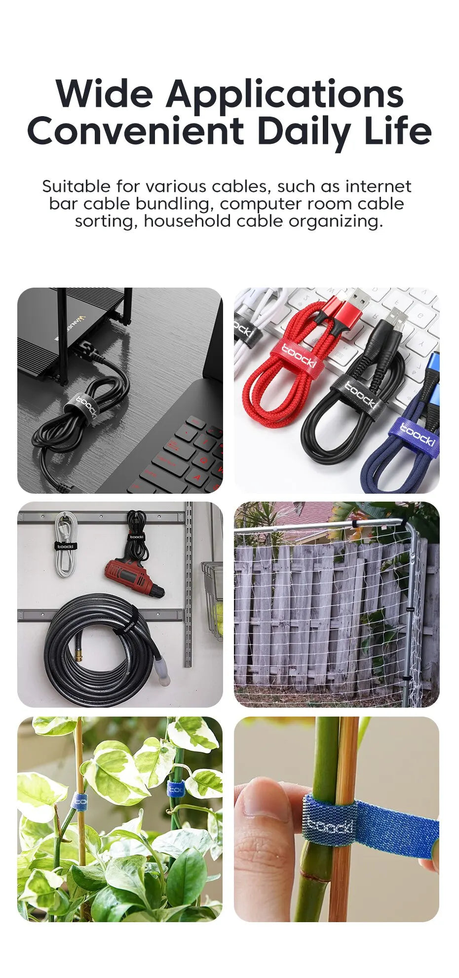 TToocki Multi-Purpose Cable Organizer – For Chargers, Earphones & Electronics