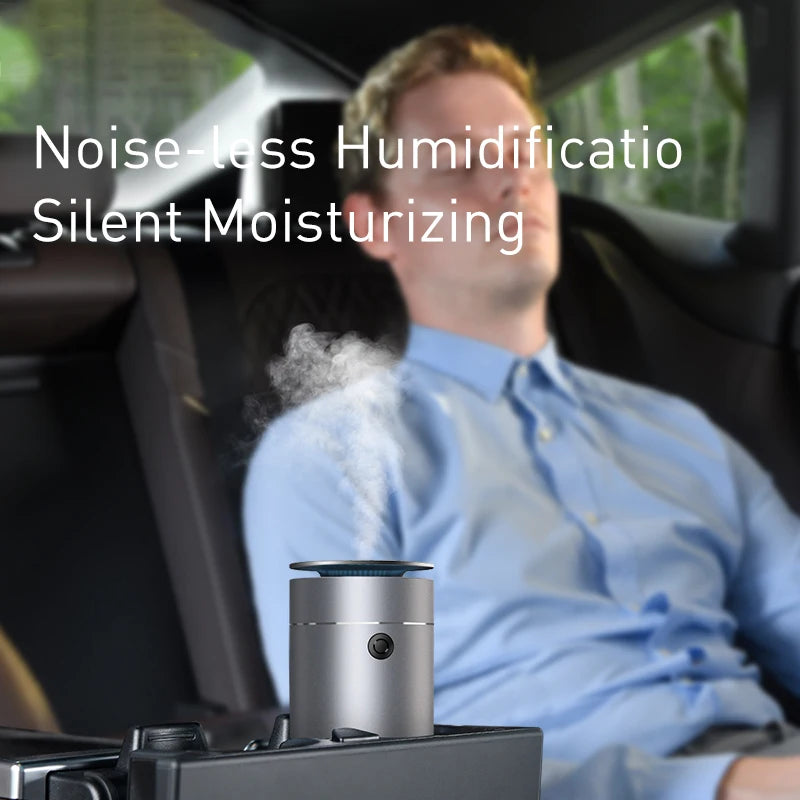 Car Aroma Diffuser & Humidifier – LED Air Freshener and Purifier for Auto Aromatherapy