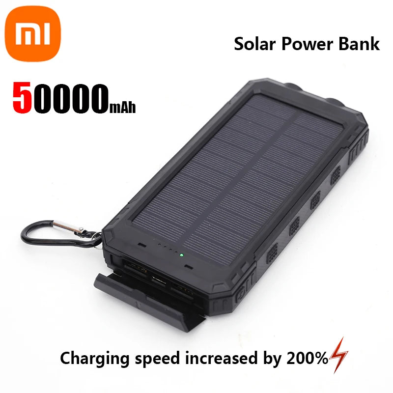 Solar Power Bank 200K | Fast Charging & Dual USB Ports | Portable Solar Charger