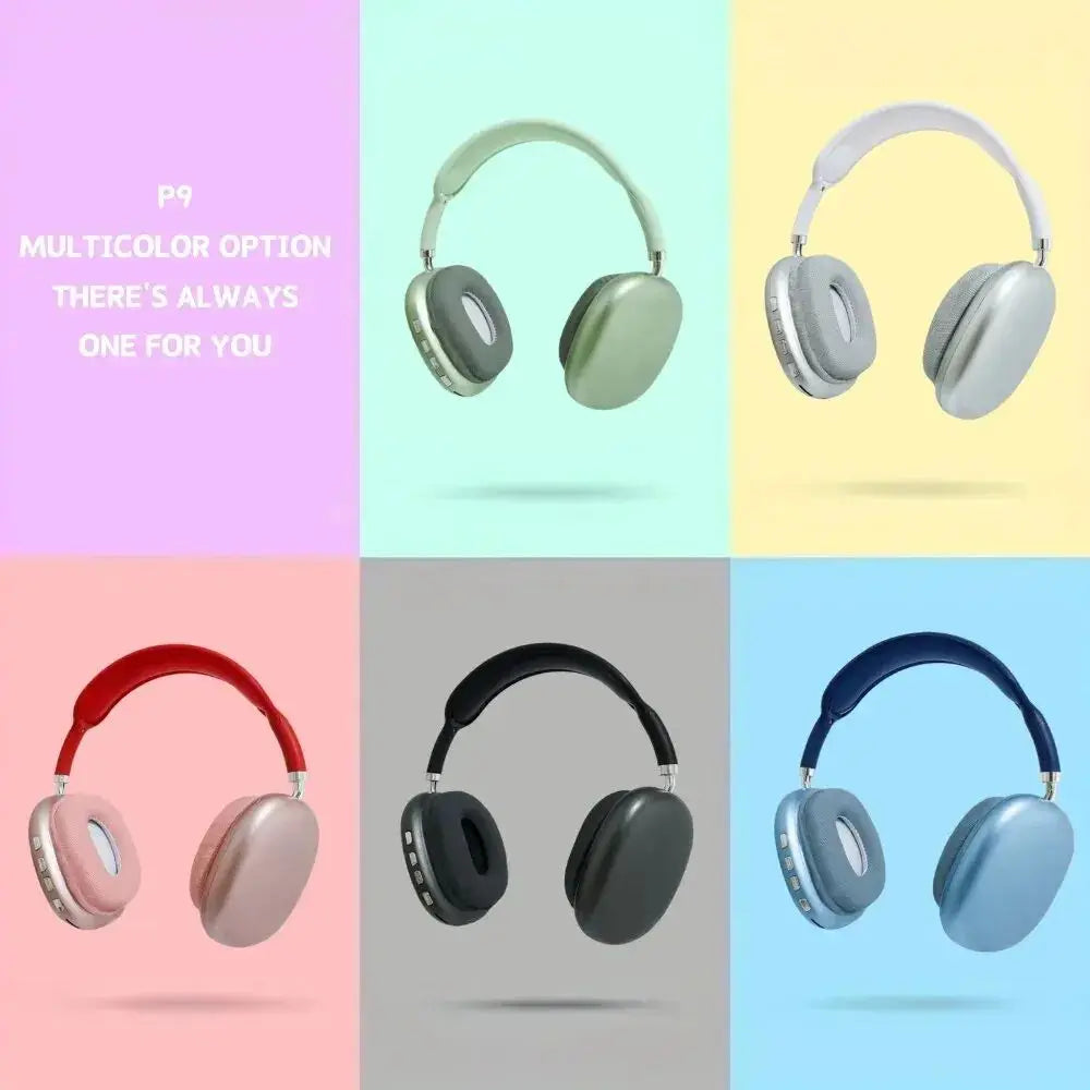 Wireless Bluetooth Over-Ear Headphones – HiFi Stereo with Mic, TF/AUX Support, Sports & Music Use