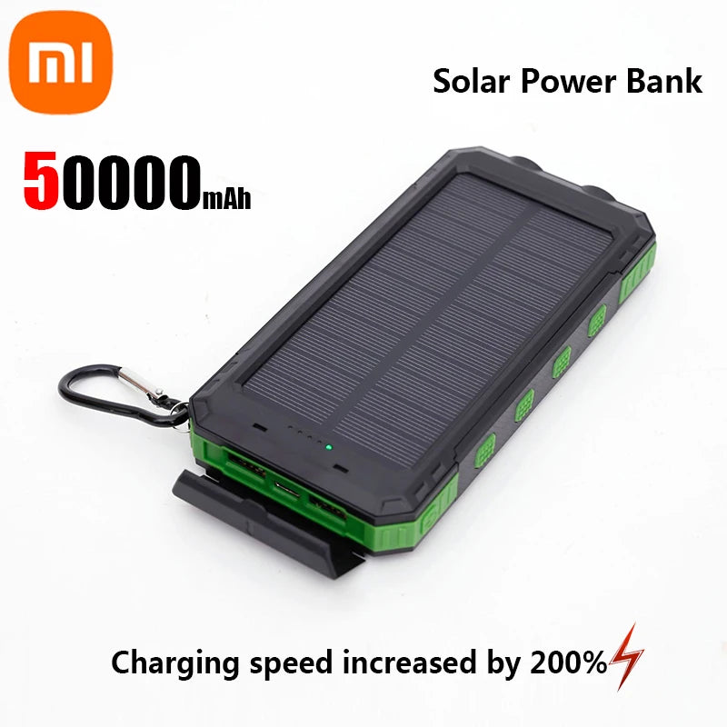 Solar Power Bank 200K | Fast Charging & Dual USB Ports | Portable Solar Charger