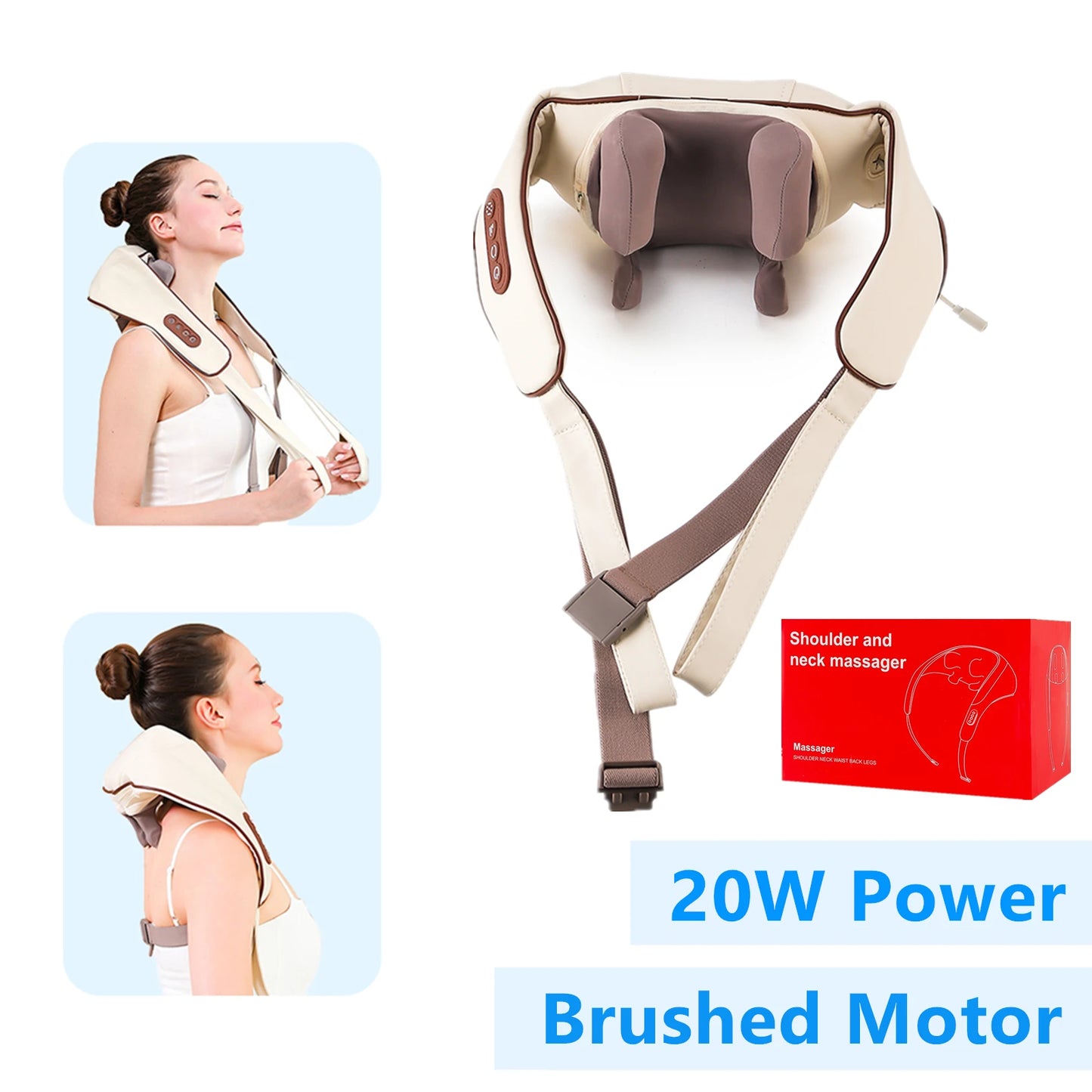 Pulse Wrap Heated Neck & Shoulder Massager
