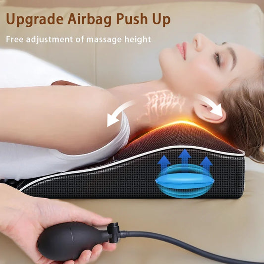 CerviRelax Pro – Electric Shiatsu Neck & Back Massager with Heat & Vibration