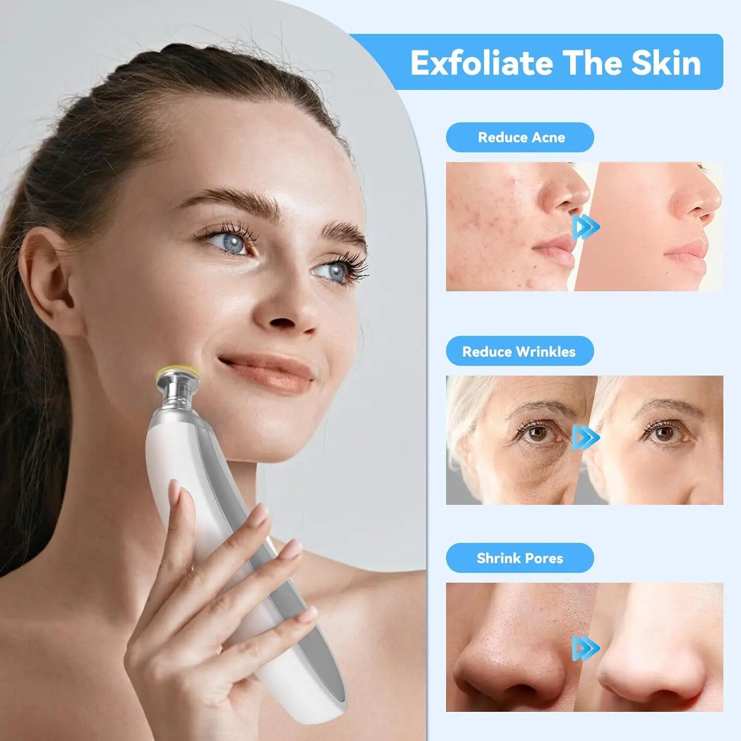 Professional Diamond Microdermabrasion & Deep Facial Cleansing Device