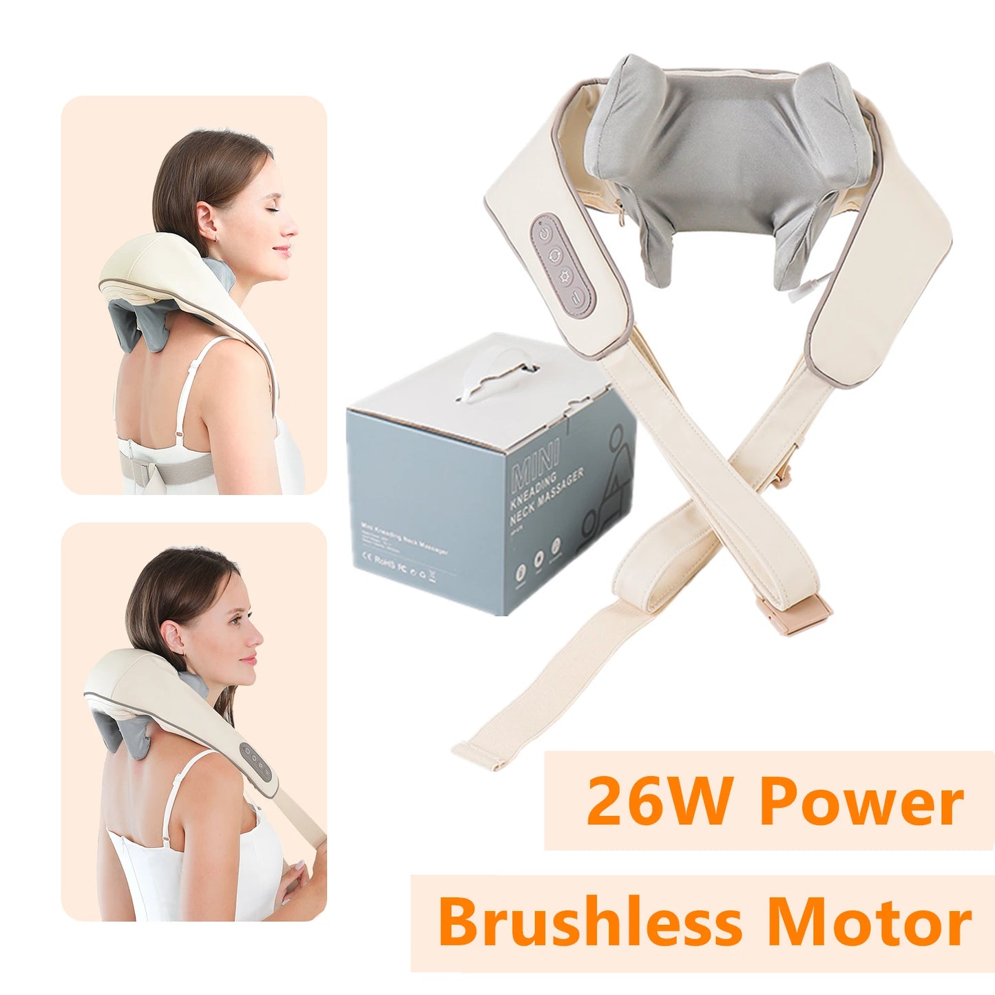 Pulse Wrap Heated Neck & Shoulder Massager