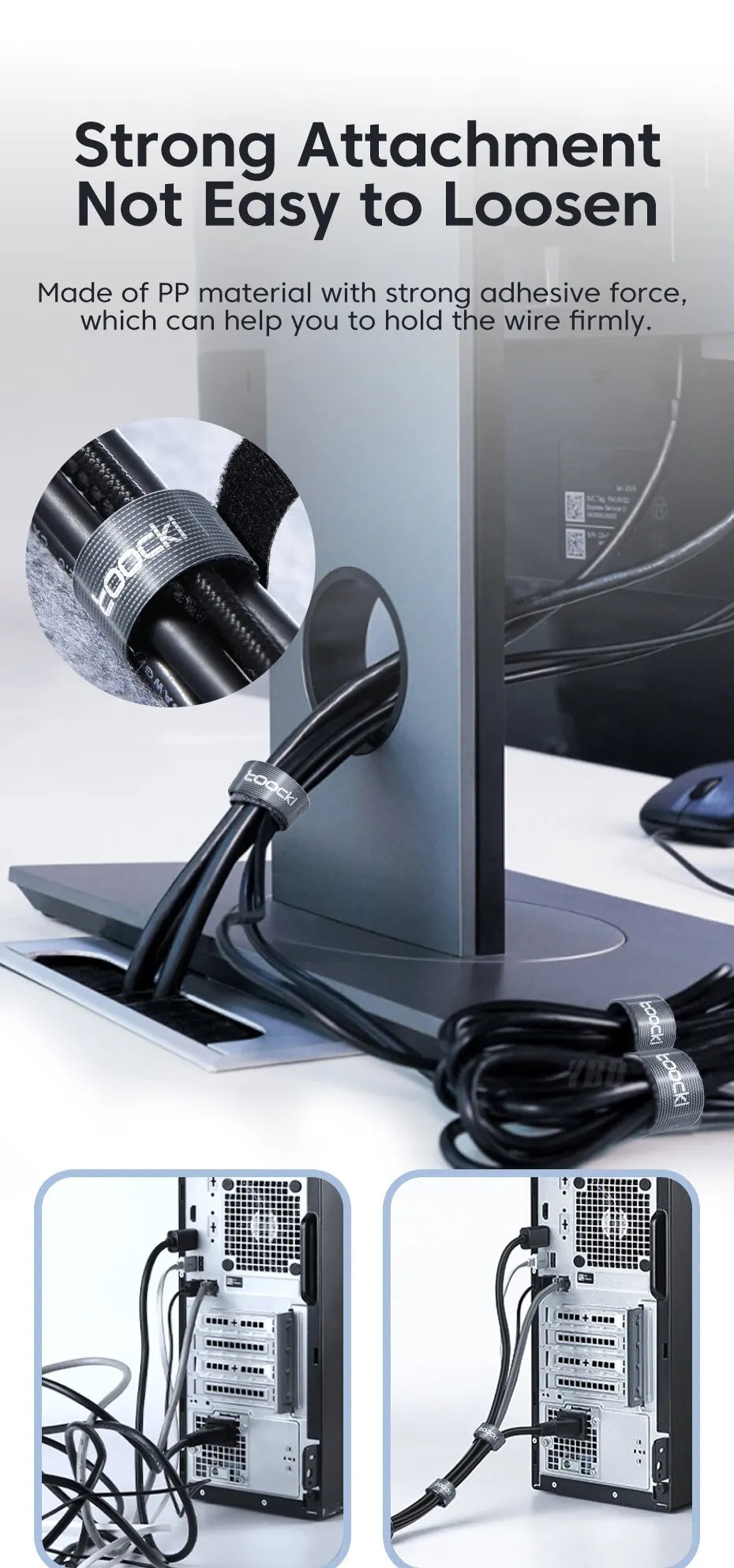 TToocki Multi-Purpose Cable Organizer – For Chargers, Earphones & Electronics
