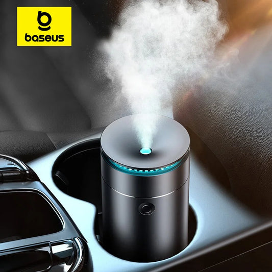 Car Aroma Diffuser & Humidifier – LED Air Freshener and Purifier for Auto Aromatherapy