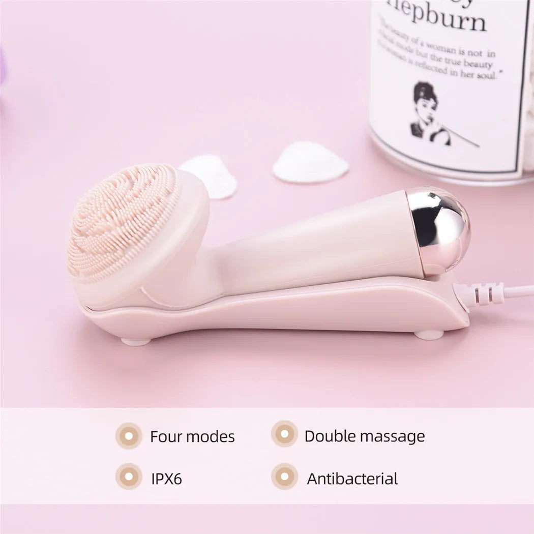 GlowWave – Electric Silicone Facial Cleansing Brush