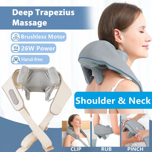 Pulse Wrap Heated Neck & Shoulder Massager